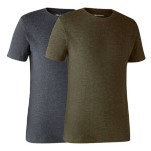 Deerhunter Basic T-Shirt, 2 pak Adventure Green Small