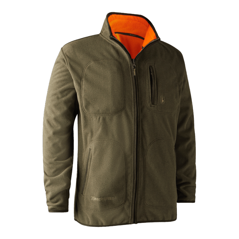 Deerhunter Gamekeeper Bonded Fleecejakke - vendbar Orange XL