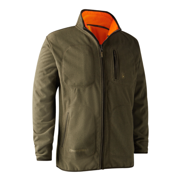 Deerhunter Gamekeeper Bonded Fleecejakke - vendbar Orange XL