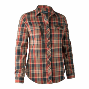 Deerhunter Lady Athena Skjorte Orange Check 40