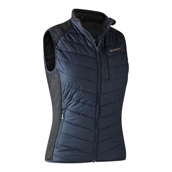 Deerhunter Lady Caroline Padded Waistcoat, Dark Blue