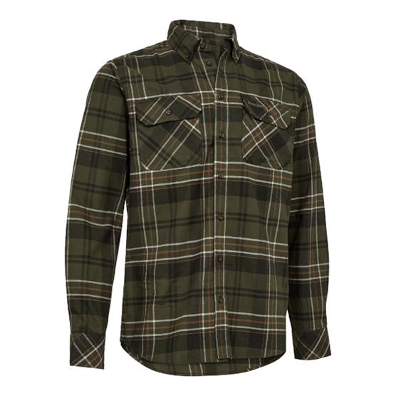 Deerhunter Mens Caleb Shirt, Green Check