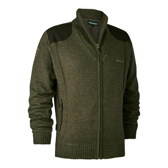 Deerhunter Mens Carlisle Knit Cardigan with Stormliner Cypress