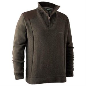 Deerhunter Mens Carlisle Knit with stormliner, Dark Elm