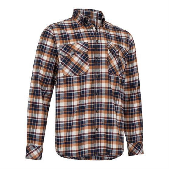 Deerhunter Mens Charles Shirt, Brown Check