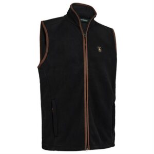 Deerhunter Mens Cumbria Fleece Waistcoat, Anthracite Grey