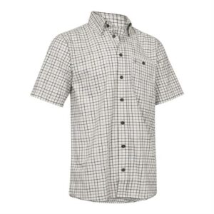 Deerhunter Mens Gavin Shirt S/S, Beige Check