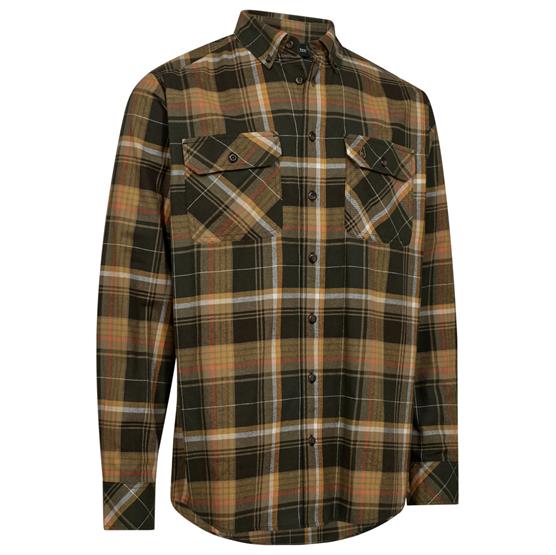 Deerhunter Mens Hayden Shirt, Green Check