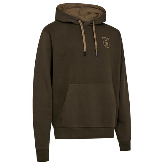 Deerhunter Mens Logo Hoodie, Fallen Leaf