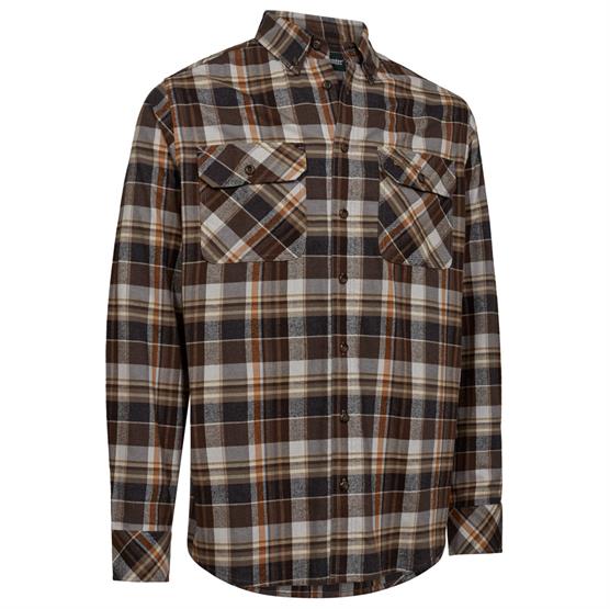 Deerhunter Mens Robert Shirt, Brown Check