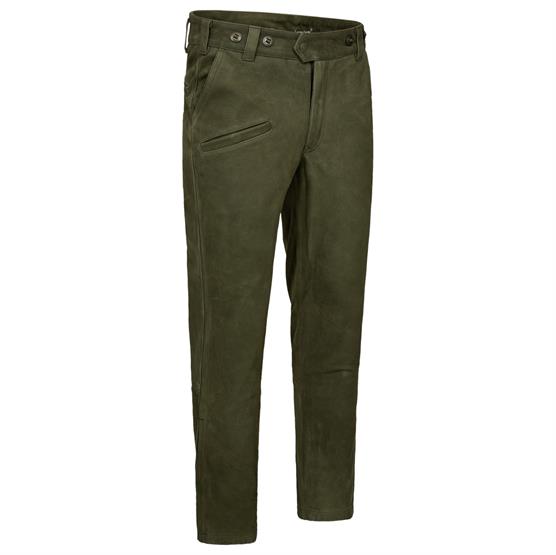 Deerhunter Mens Strasbourg Leather Boot Trousers, Grape Leaf