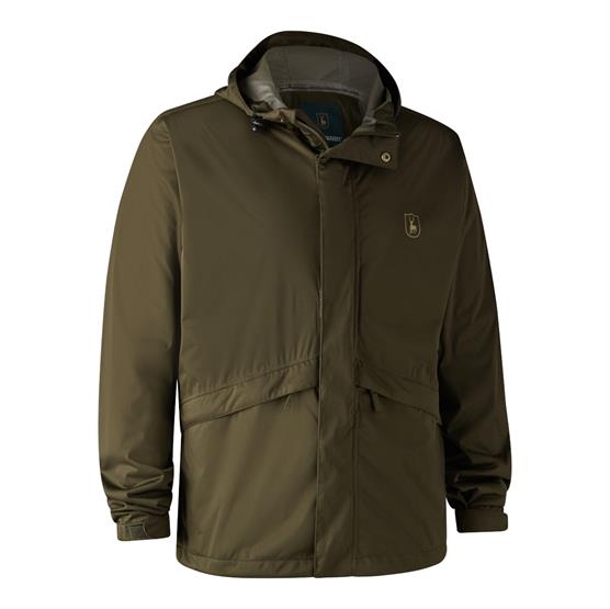 Deerhunter Mens Thunder Rain Jacket, Tarmac Green