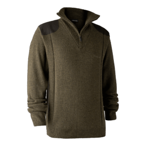 Deerhunter Sheffield Strik med lynlås hals Cypress 2XL