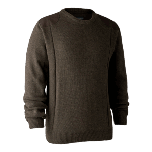 Deerhunter Sheffield Strik med rund hals Dark Elm XL