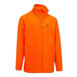 Deerhunter Youth Atlas Light Fleece Jacket, Safety Orange