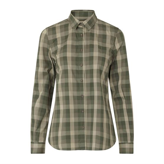 Härkila Akeena L/S Shirt Womens, Forest Night Check