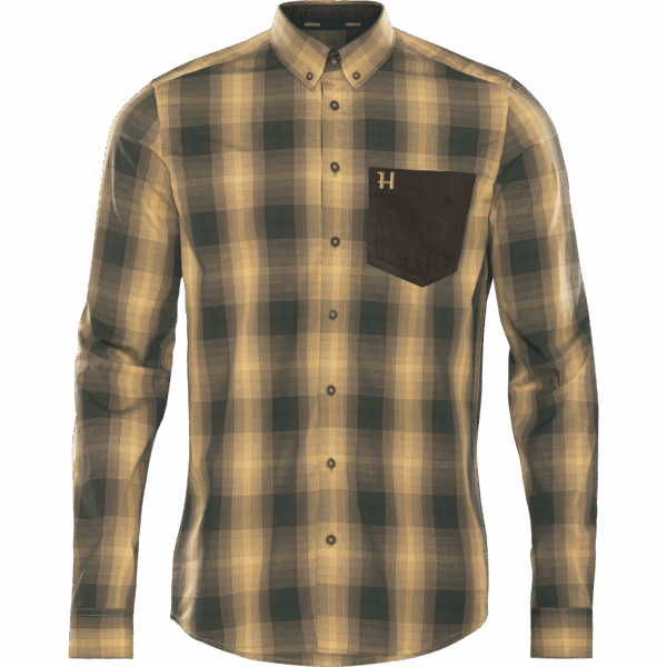 Härkila Akkan skjorte Yellow/Black 3XL