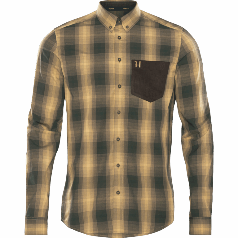 Härkila Akkan skjorte Yellow/Black 3XL