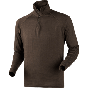 Härkila All Season undertrøje høj hals Shadow brown 4XL