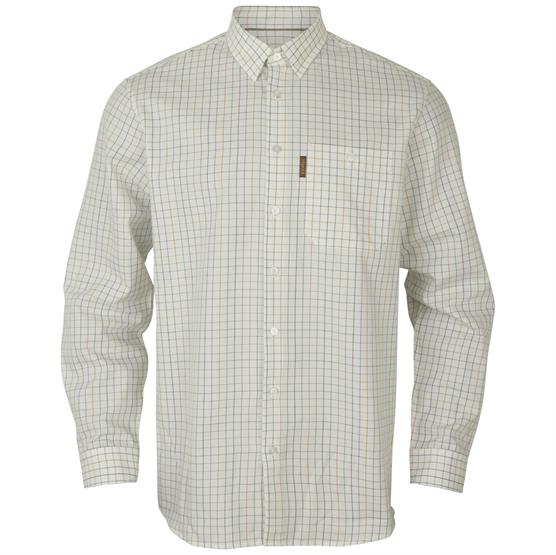 Härkila Allerston L/S Shirt Mens, Emerald Green / White