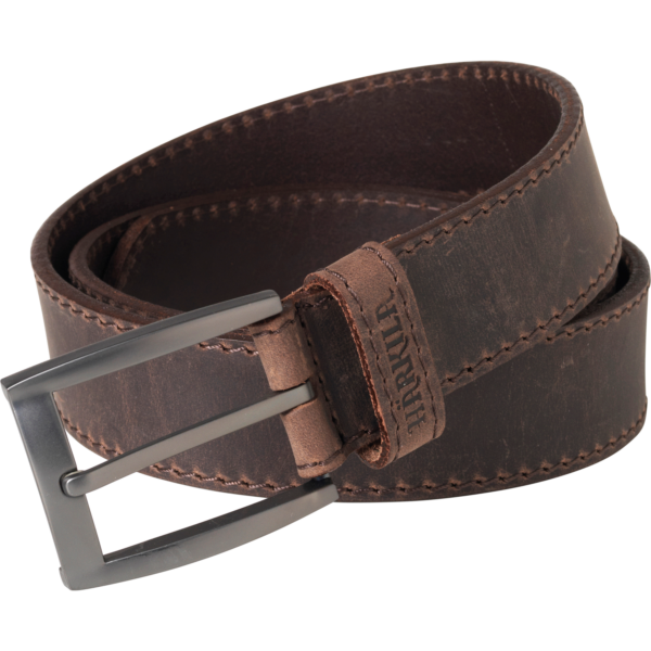 Härkila Arvak læder livrem Deep brown 120