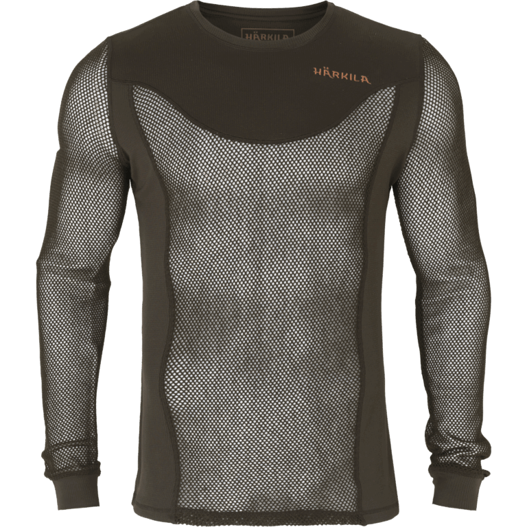 Härkila Base Mesh crew neck Shadow brown S