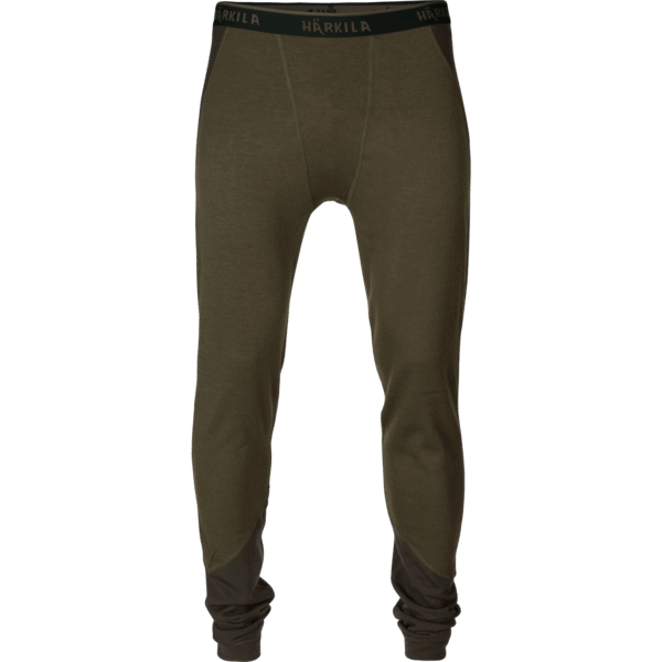 Härkila Base Warm long johns Willow green/Shadow brown 4XL