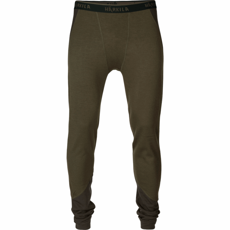 Härkila Base Warm long johns Willow green/Shadow brown 4XL