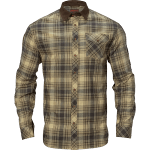 Härkila Driven Hunt flannel skjorte Light teak check 4XL