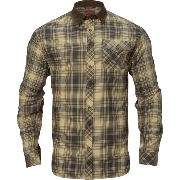Härkila Driven Hunt flannel skjorte Light teak check 4XL