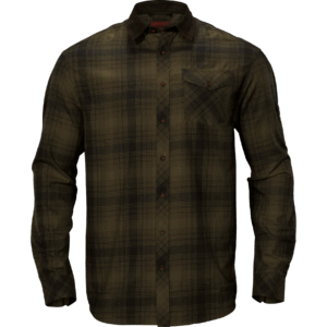 Härkila Driven Hunt flannel skjorte Olive green check 4XL