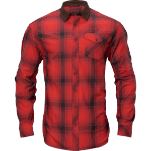 Härkila Driven Hunt flannel skjorte Red/Black check 4XL