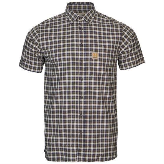 Härkila Fjell S/S Shirt Mens, Naval Blue Check