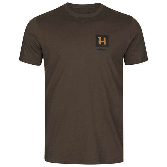 Härkila Gorm S/S T-Shirt Mens, Shadow Brown