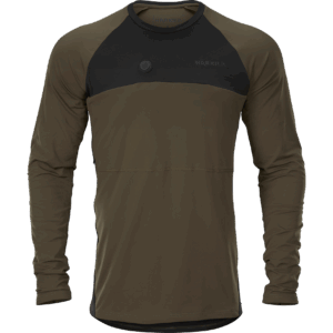 Härkila Heat L/S t-shirt Willow green/Black L