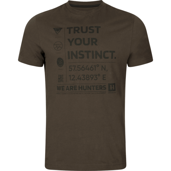 Härkila Instinct S/S t-shirt Shadow brown 4XL