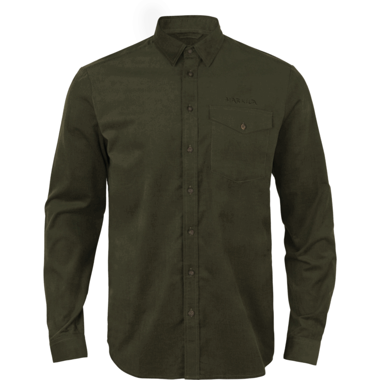 Härkila Kaldfjord corduroy skjorte Willow green 4XL