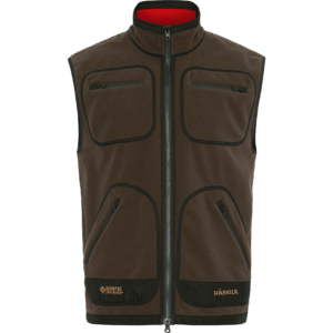 Härkila Kamko fleece vest Brown/Red 3XL