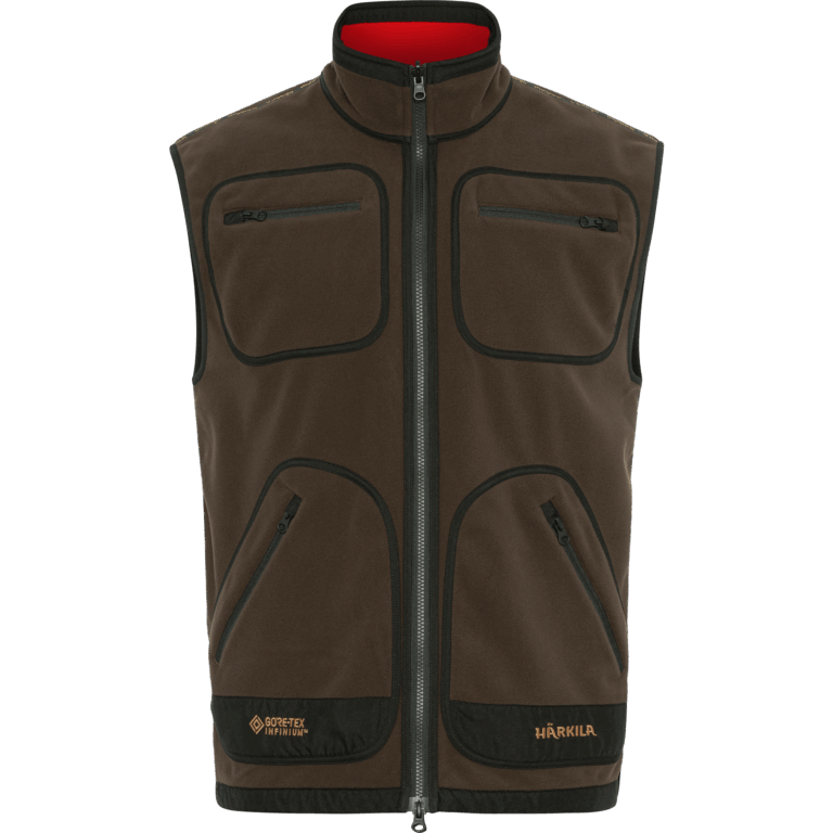 Härkila Kamko fleece vest Brown/Red 3XL