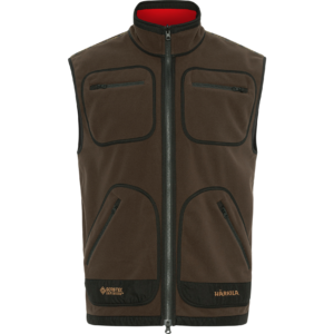 Härkila Kamko fleece vest Brown/Red XS