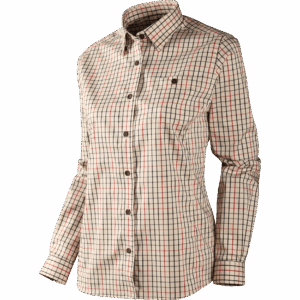 Härkila Lancaster Lady L/S skjorte Red check XL