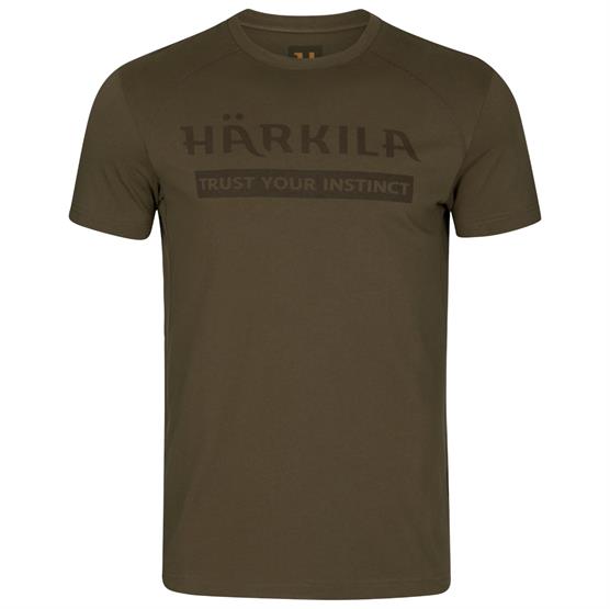 Härkila Logo S/S T-Shirt Mens, Willow Green