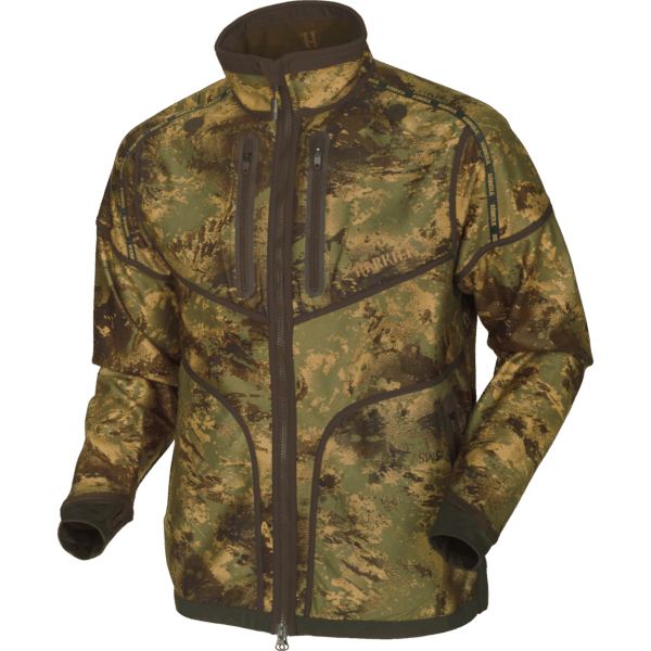 Härkila Lynx Reversible fleece jakke Willow green/AXIS MSP® Forest green S