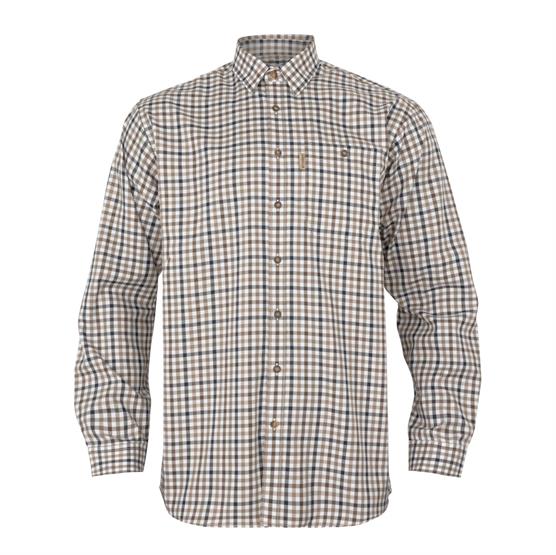 Härkila Milford Shirt Mens, Blue / Beige Check