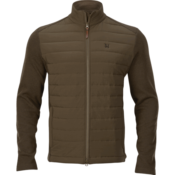 Härkila Retrieve Insulated cardigan Dark warm olive 3XL