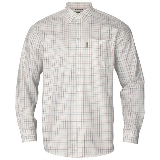 Härkila Retrieve Shirt Mens, Bloodstone / White