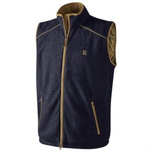 Härkila Sandhem Fleece Vest Mens, Dark Navy Melange