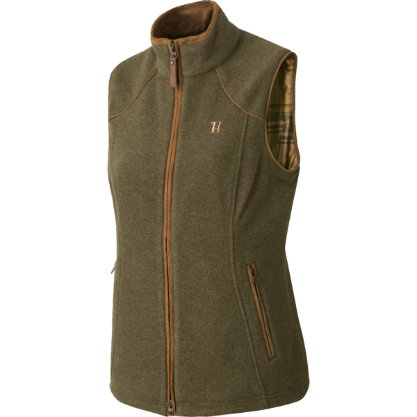 Härkila Sandhem Lady fleece vest Dusty lake green melange XXL