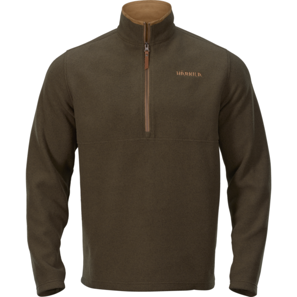 Härkila Sandhem fleece pullover Willow green melange 3XL