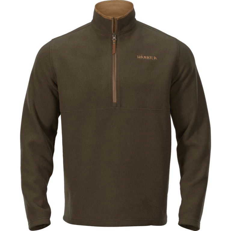 Härkila Sandhem fleece pullover Willow green melange 3XL